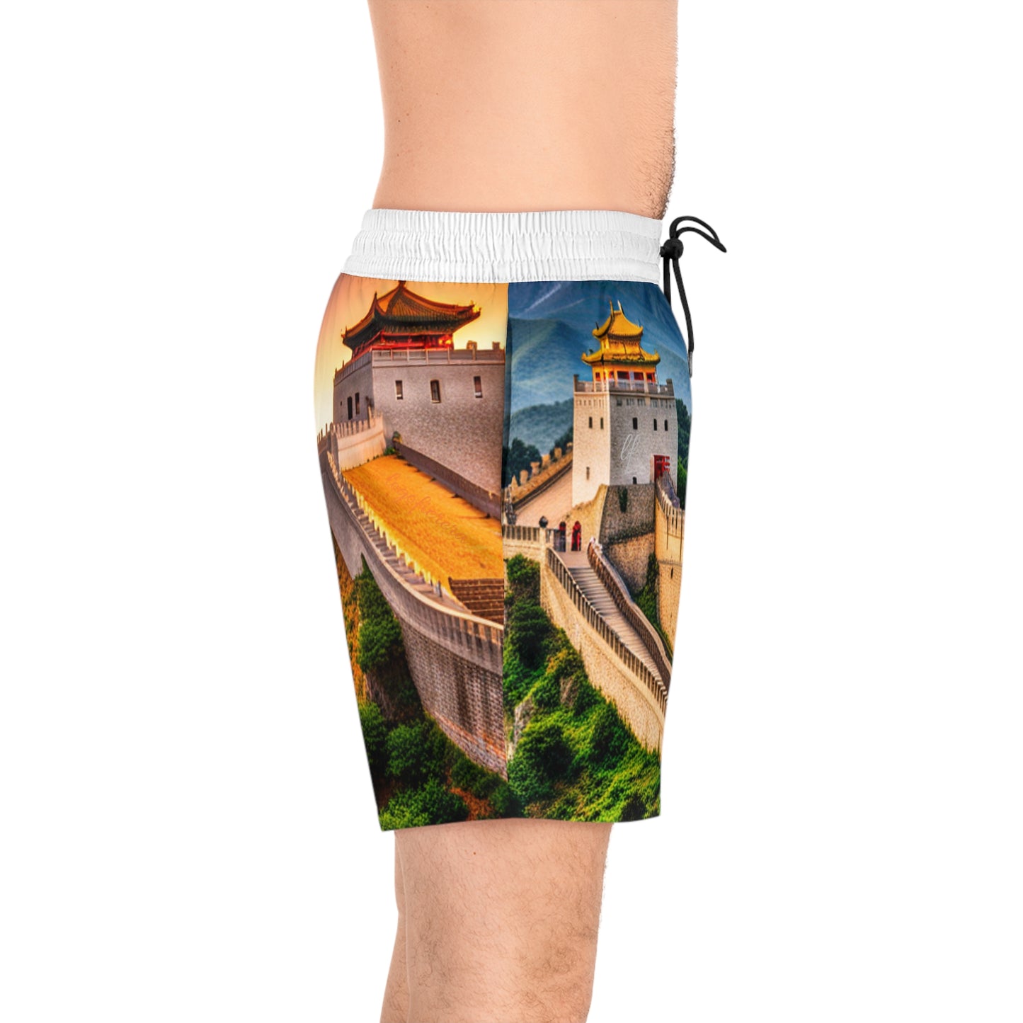 Men's Mid-Length Swim Shorts (AOP)