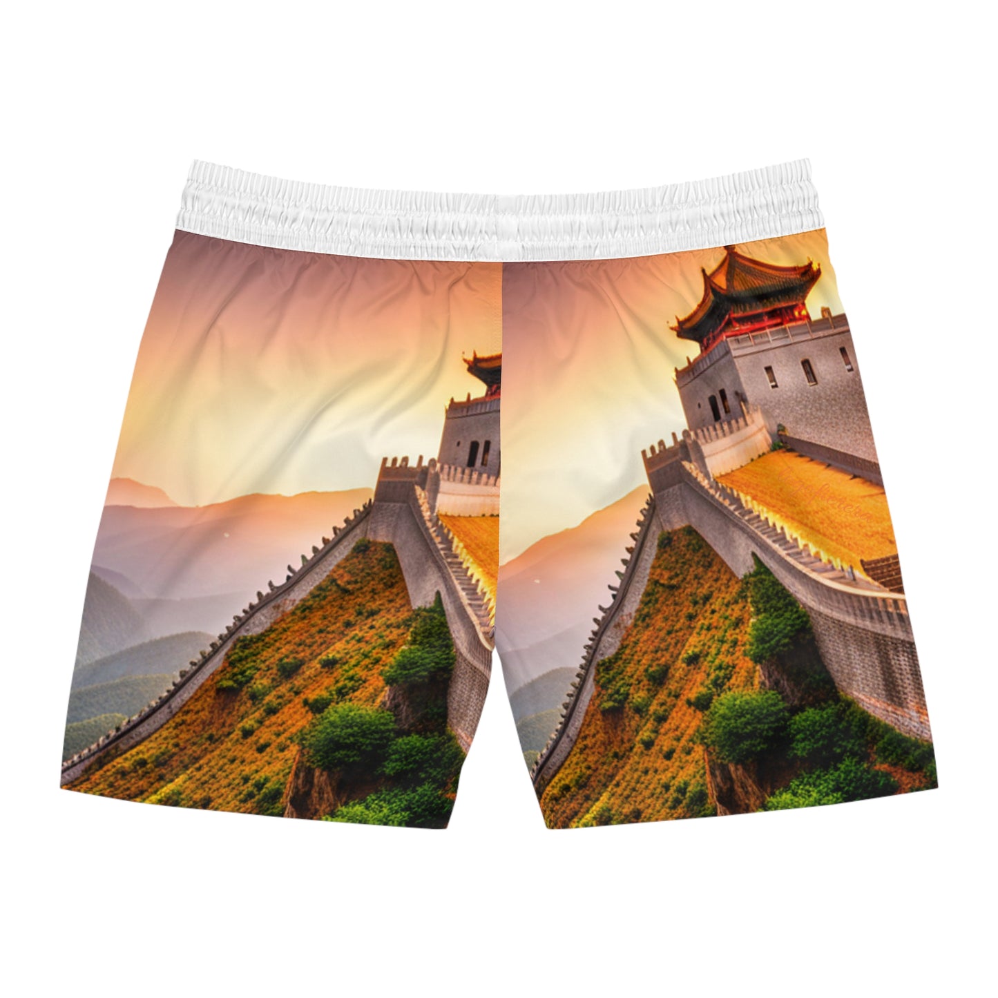 Men's Mid-Length Swim Shorts (AOP)