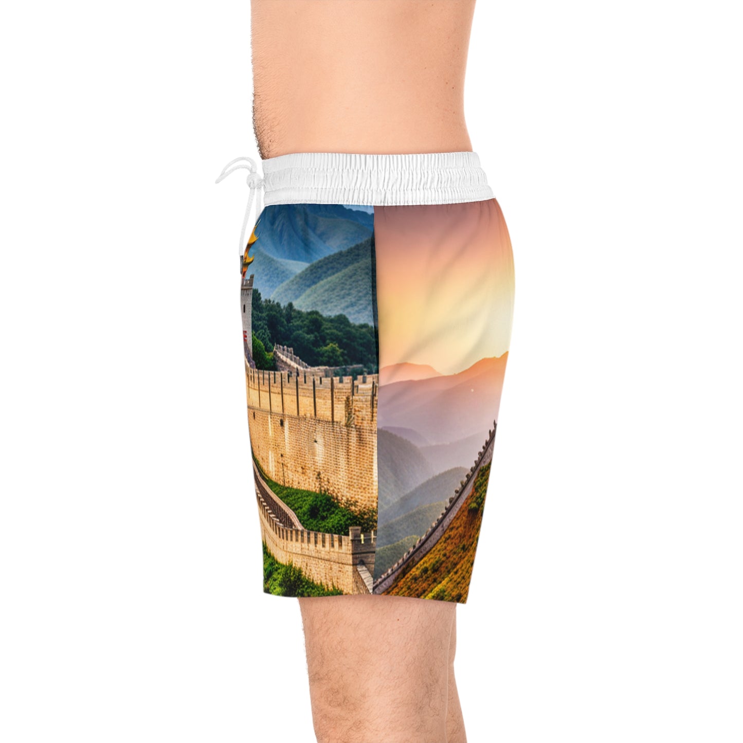 Men's Mid-Length Swim Shorts (AOP)