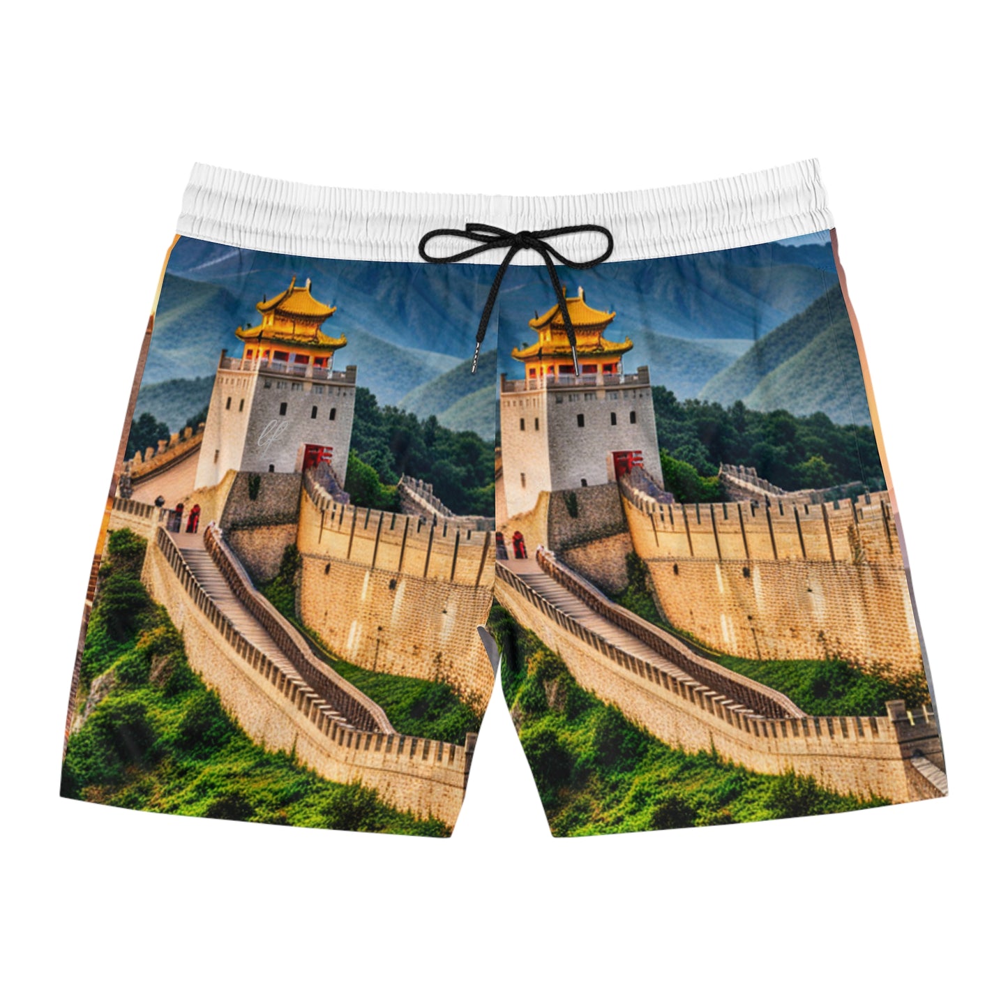 Men's Mid-Length Swim Shorts (AOP)