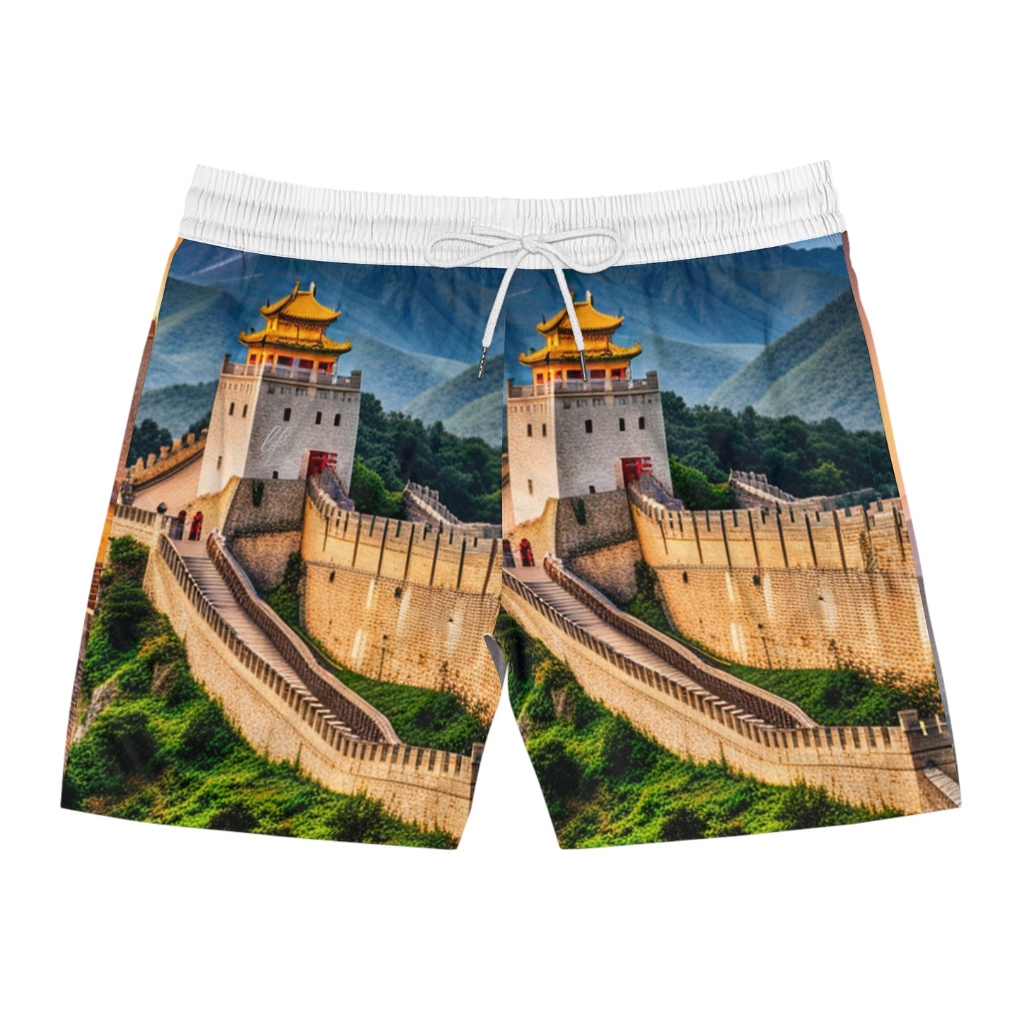 Men's Mid-Length Swim Shorts (AOP)