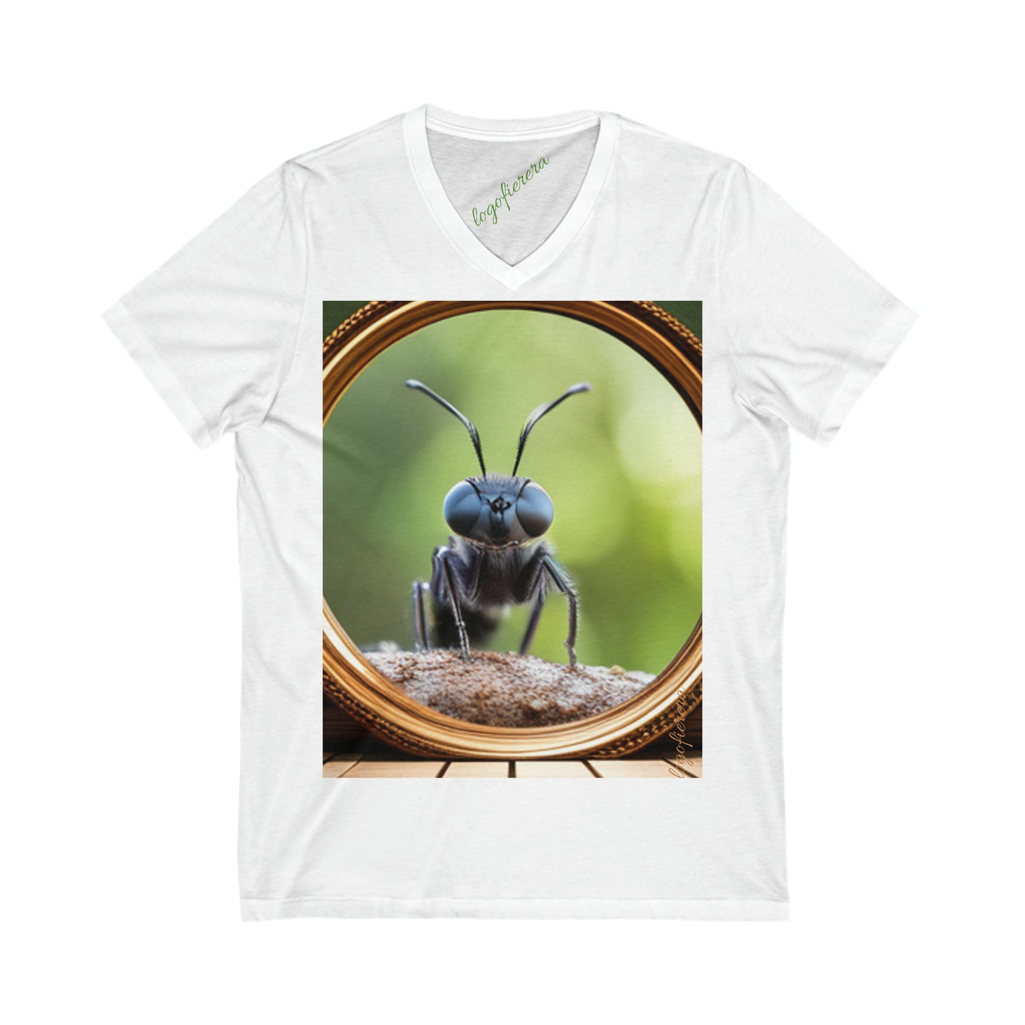 Unisex Jersey Short Sleeve V-Neck Tee