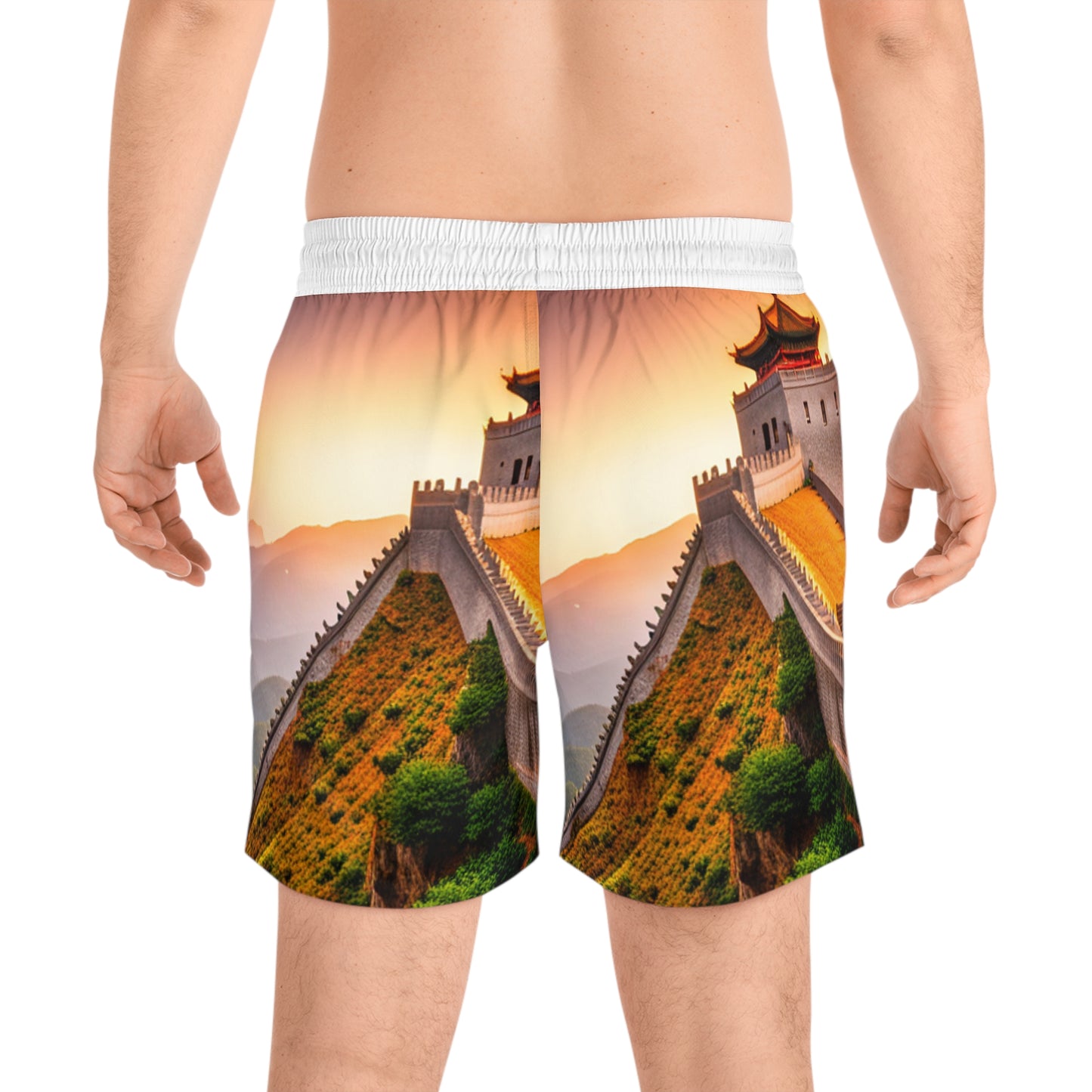 Men's Mid-Length Swim Shorts (AOP)