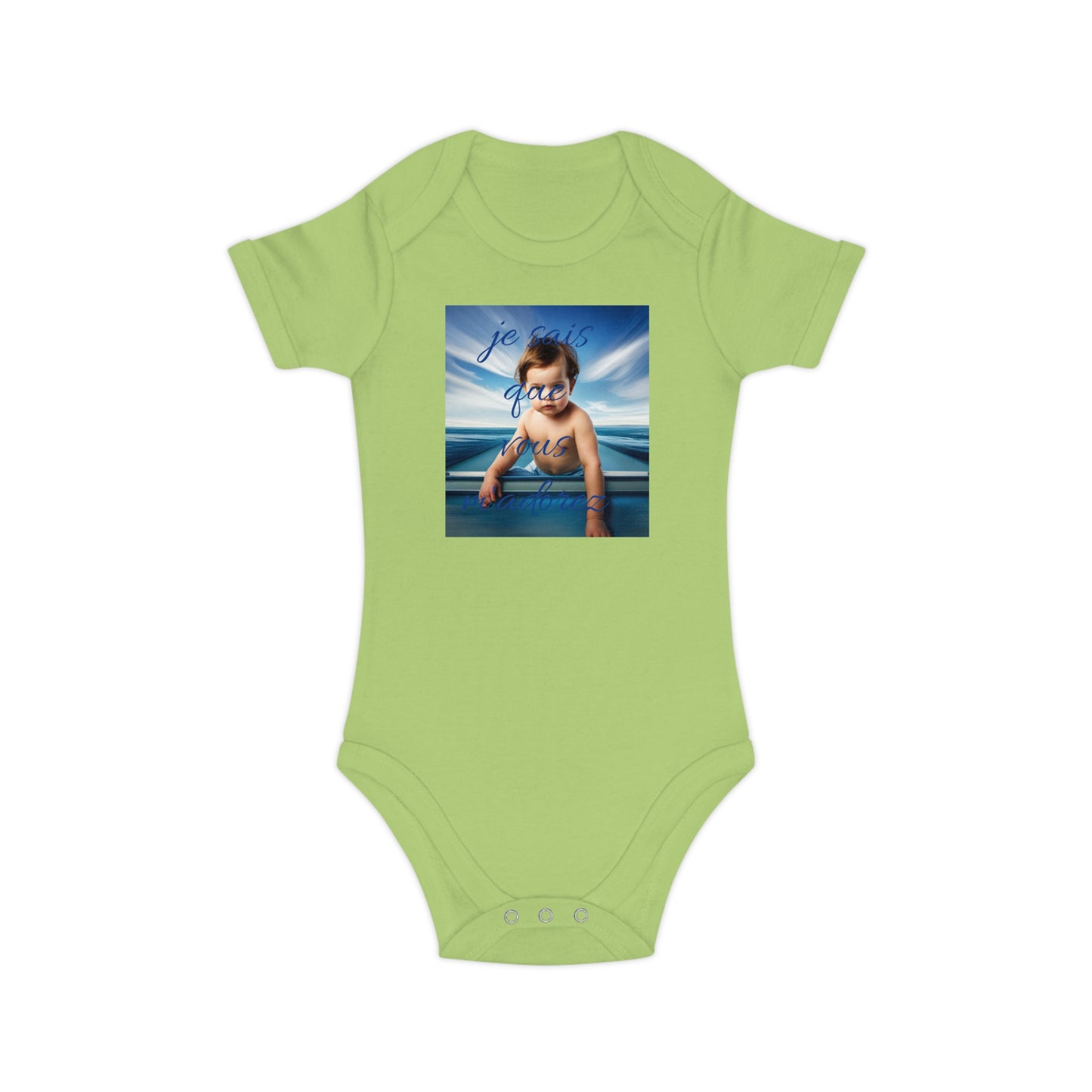 Combed Cotton Baby Bodysuit