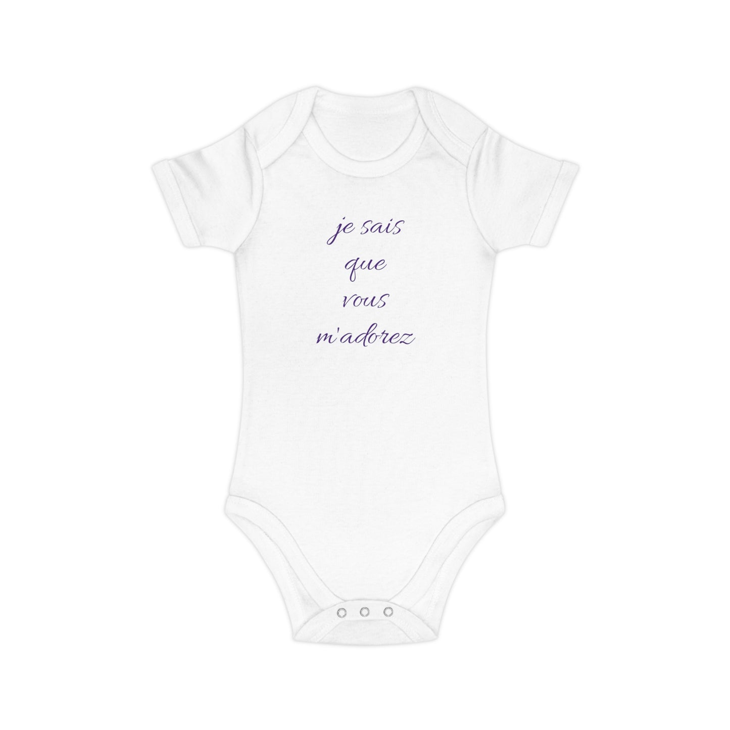 Combed Cotton Baby Bodysuit