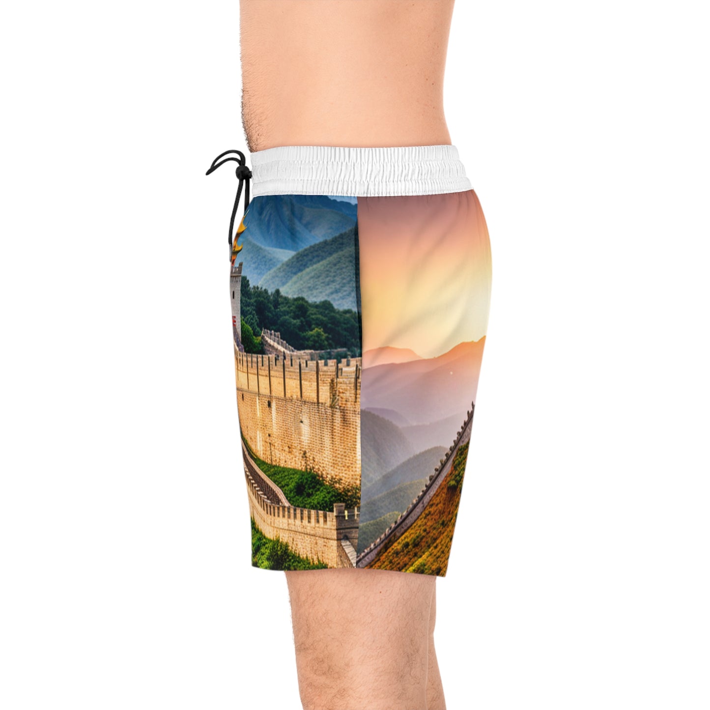 Men's Mid-Length Swim Shorts (AOP)